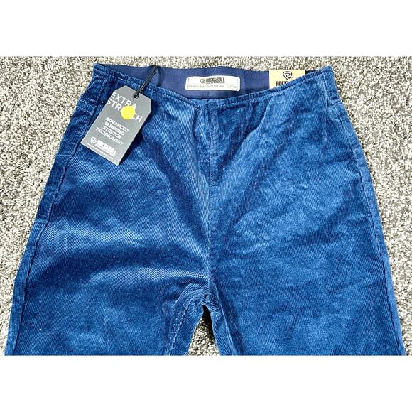 Rock And Roll Denim Bargain Bell Pants Women's 27x34 Pull On Flare Corduroy - Picture 3 of 13